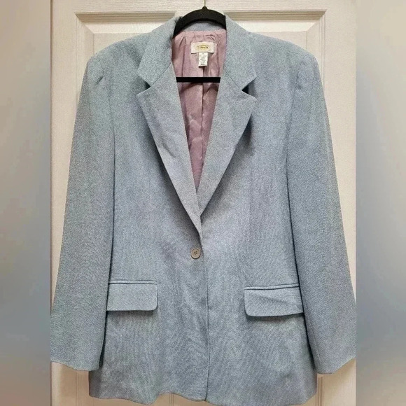 Talbots 2 Piece Set One Button Blazer (14) & Shirt (16) Business Casual - Picture 1 of 6